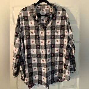 Solutions Cotton Plaid Button Down
